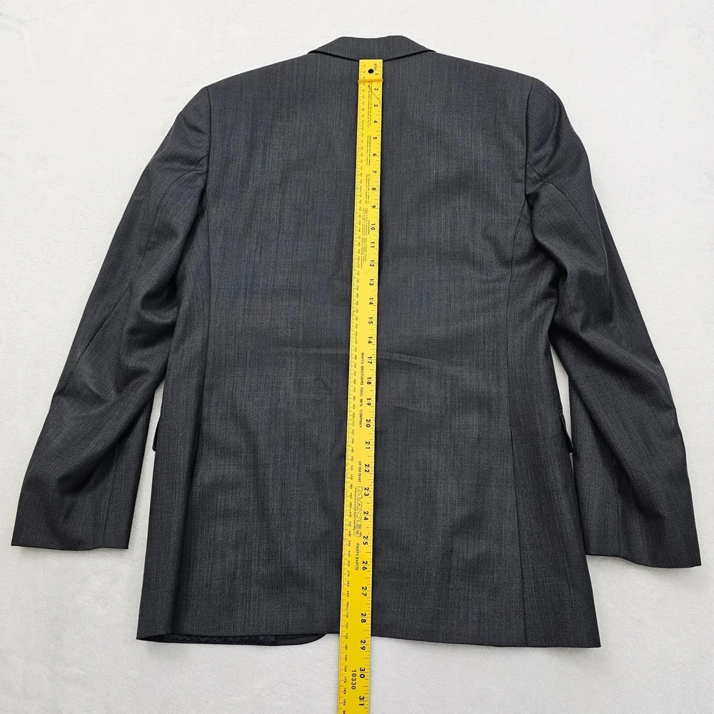 Ted Baker Endurance Blazer Mens 36S Charcoal Grey 100% Wool Jay CT‎ Suit Jacket